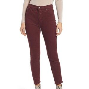 New GRLFRND Womens Karolina High Rise Skinny Jeans in Damson 25x29